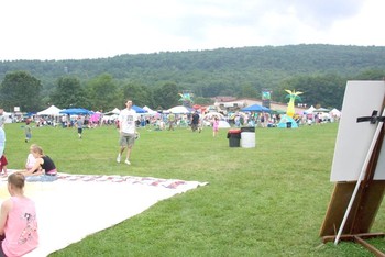 And a view of the Stage - Listen to the music